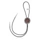Handmade Certified Authentic Navajo .925 Sterling Silver Native American Coral Bolo Tie 34183 Handmade Certified Authentic Navajo .925 Sterling Silver Native American Coral Bolo Tie 34183