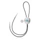 Handmade Certified Authentic Navajo .925 Sterling Silver Native American Natural Turquoise Bolo Tie 34187