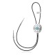 Handmade Certified Authentic Navajo .925 Sterling Silver Native American Natural Turquoise Bolo Tie 34187 Handmade Certified Authentic Navajo .925 Sterling Silver Native American Natural Turquoise Bolo Tie 34187