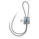 Handmade Certified Authentic Navajo .925 Sterling Silver Native American Natural Turquoise Bolo Tie 34190 Handmade Certified Authentic Navajo .925 Sterling Silver Native American Natural Turquoise Bolo Tie 34190