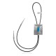 Handmade Certified Authentic Navajo .925 Sterling Silver Native American Natural Turquoise Bolo Tie 34190 Handmade Certified Authentic Navajo .925 Sterling Silver Native American Natural Turquoise Bolo Tie 34190
