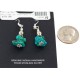 .925 Sterling Silver Hooks Certified Authentic Navajo Natural Turquoise Native American Dangle Earrings 18290-15
