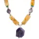 .925 Sterling Silver Certified Authentic Navajo Natural Turquoise Agate Charoite Amethyst Native American Necklace 25342-2 .925 Sterling Silver Certified Authentic Navajo Natural Turquoise Agate Charoite Amethyst Native American Necklace 25342-2