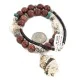.925 Sterling Silver Certified Authentic Navajo White Howlite Jasper Native American Necklace 750227-2 .925 Sterling Silver Certified Authentic Navajo White Howlite Jasper Native American Necklace 750227-2