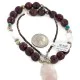 .925 Sterling Silver Certified Authentic Navajo Natural Turquoise Agate Pink Quartz Native American Necklace 750224-6 .925 Sterling Silver Certified Authentic Navajo Natural Turquoise Agate Pink Quartz Native American Necklace 750224-6
