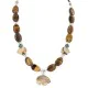 .925 Sterling Silver Certified Authentic Navajo Natural Turquoise Jasper Tigers Eye Heishi Native American Necklace 25342-1 .925 Sterling Silver Certified Authentic Navajo Natural Turquoise Jasper Tigers Eye Heishi Native American Necklace 25342-1