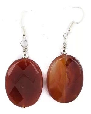.925 Sterling Silver Hooks Certified Authentic Navajo Natural Carnelian Native American Dangle Earrings 18291-1 .925 Sterling Silver Hooks Certified Authentic Navajo Natural Carnelian Native American Dangle Earrings 18291-1