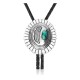 Feather .925 Sterling Silver Certified Authentic Handmade Navajo Native American Natural Turquoise Bolo Tie 34193 Feather .925 Sterling Silver Certified Authentic Handmade Navajo Native American Natural Turquoise Bolo Tie 34193