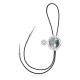 Feather .925 Sterling Silver Certified Authentic Handmade Navajo Native American Natural Turquoise Bolo Tie 34193 Feather .925 Sterling Silver Certified Authentic Handmade Navajo Native American Natural Turquoise Bolo Tie 34193