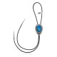 Handmade Certified Authentic Navajo .925 Sterling Silver Native American Natural Turquoise Bolo Tie 34194 Handmade Certified Authentic Navajo .925 Sterling Silver Native American Natural Turquoise Bolo Tie 34194