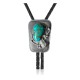 Feather .925 Sterling Silver Certified Authentic Handmade Navajo Native American Natural Turquoise Bolo Tie 34195 Feather .925 Sterling Silver Certified Authentic Handmade Navajo Native American Natural Turquoise Bolo Tie 34195
