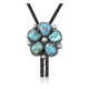 Handmade Certified Authentic Navajo .925 Sterling Silver Native American Natural Turquoise Bolo Tie 34200 Handmade Certified Authentic Navajo .925 Sterling Silver Native American Natural Turquoise Bolo Tie 34200