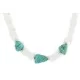 .925 Sterling Silver Certified Authentic Navajo Natural Turquoise Shell Native American Necklace 750230-10 .925 Sterling Silver Certified Authentic Navajo Natural Turquoise Shell Native American Necklace 750230-10