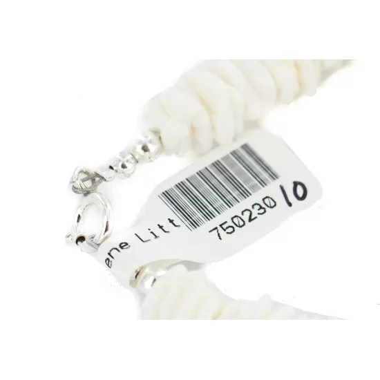 .925 Sterling Silver Certified Authentic Navajo Natural Turquoise Shell Native American Necklace 750230-10 .925 Sterling Silver Certified Authentic Navajo Natural Turquoise Shell Native American Necklace 750230-10