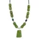 .925 Sterling Silver Certified Authentic Navajo Natural Turquoise Black Onyx Gaspeite Native American Necklace 750230-8