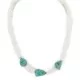 .925 Sterling Silver Certified Authentic Navajo Natural Turquoise Shell Native American Necklace 750230-10 .925 Sterling Silver Certified Authentic Navajo Natural Turquoise Shell Native American Necklace 750230-10