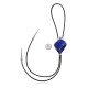 Handmade Certified Authentic Navajo .925 Sterling Silver Native American Lapis Lazuli Bolo Tie 34203