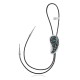 Handmade Certified Authentic Navajo .925 Sterling Silver Native American Natural Turquoise Bolo Tie 34216