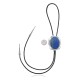 Feather .925 Sterling Silver Certified Authentic Handmade Navajo Native American Lapis Bolo Tie 34118 Feather .925 Sterling Silver Certified Authentic Handmade Navajo Native American Lapis Bolo Tie 34118