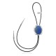 Feather .925 Sterling Silver Certified Authentic Handmade Navajo Native American Lapis Bolo Tie 34118 Feather .925 Sterling Silver Certified Authentic Handmade Navajo Native American Lapis Bolo Tie 34118