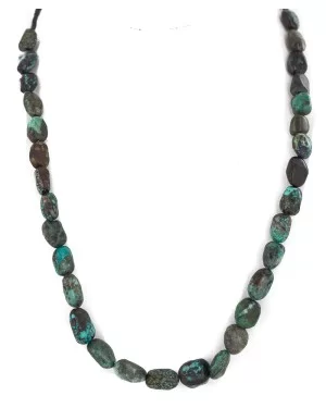 .925 Sterling Silver Certified Authentic Navajo Natural Spideweb Turquoise Native American Necklace 10225-101 .925 Sterling Silver Certified Authentic Navajo Natural Spideweb Turquoise Native American Necklace 10225-101