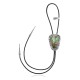Mountain .925 Sterling Silver Certified Authentic Handmade Navajo Native American Natural Turquoise Bolo Tie 34236