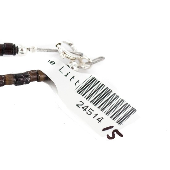 .925 Sterling Silver Certified Authentic Navajo Turquoise Coral Native American Necklace 24214-15 .925 Sterling Silver Certified Authentic Navajo Turquoise Coral Native American Necklace 24214-15