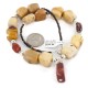 .925 Sterling Silver Certified Authentic Navajo Natural Red Jasper Agate Native American Necklace 24514-9 All Products NB160521211837 24514-9 (by LomaSiiva)