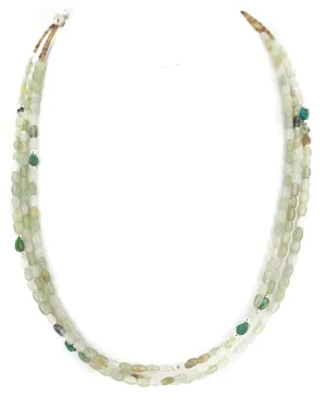 3 Strand .925 Sterling Silver Certified Authentic Navajo Natural Turquoise Jade Native American Necklace 750243 3 Strand .925 Sterling Silver Certified Authentic Navajo Natural Turquoise Jade Native American Necklace 750243