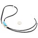 Handmade Certified Authentic Navajo .925 Sterling Silver Natural Turquoise Native American Bolo Tie  24381