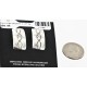 Handmade Certified Authentic Navajo .925 Sterling Silver Stud Native American Earrings 17136-1