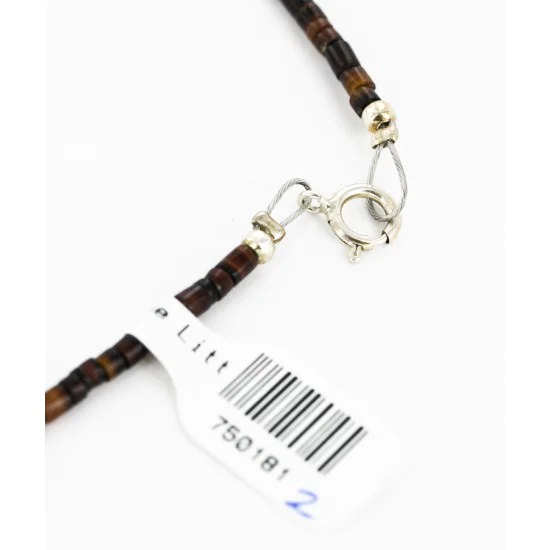 Inlaid Certified Authentic Navajo .925 Sterling Silver Turquoise Jasper Hematite Native American Necklace 750181-2 Inlaid Certified Authentic Navajo .925 Sterling Silver Turquoise Jasper Hematite Native American Necklace 750181-2