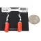 .925 Sterling Silver Hooks Certified Authentic Navajo Natural Tigers Eye Coral Native American Dangle Earrings 18294-7 .925 Sterling Silver Hooks Certified Authentic Navajo Natural Tigers Eye Coral Native American Dangle Earrings 18294-7