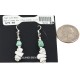.925 Sterling Silver Hooks Navajo Certified Authentic White Howlite Native American Dangle Earrings 18294-24 All Products NB160528033314 18294-24 (by LomaSiiva)