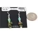 .925 Sterling Silver Hooks Certified Authentic Navajo Natural Turquoise Green Jasper Native American Dangle Earrings 18294-9 .925 Sterling Silver Hooks Certified Authentic Navajo Natural Turquoise Green Jasper Native American Dangle Earrings 18294-9