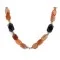 .925 Sterling Silver Certified Authentic Navajo Natural Carnelian Black Onyx Native American Necklace 750247 .925 Sterling Silver Certified Authentic Navajo Natural Carnelian Black Onyx Native American Necklace 750247