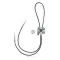 Cross .925 Sterling Silver Certified Authentic Handmade Navajo Native American Natural Turquoise Bolo Tie 34267