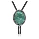Handmade Certified Authentic Navajo .925 Sterling Silver Native American Natural Turquoise Bolo Tie 34269