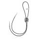 Feather .925 Sterling Silver Certified Authentic Handmade Navajo Native American Black Onyx Bolo Tie 34276 Feather .925 Sterling Silver Certified Authentic Handmade Navajo Native American Black Onyx Bolo Tie 34276