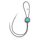 Handmade Certified Authentic Navajo .925 Sterling Silver Native American Natural Turquoise Coral Bolo Tie 34280 Handmade Certified Authentic Navajo .925 Sterling Silver Native American Natural Turquoise Coral Bolo Tie 34280