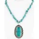 .925 Sterling Silver Handmade Certified Authentic Navajo Natural Turquoise Native American Necklace 15055-15409 .925 Sterling Silver Handmade Certified Authentic Navajo Natural Turquoise Native American Necklace 15055-15409