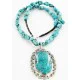 .925 Sterling Silver Handmade Certified Authentic Navajo Natural Turquoise Native American Necklace 15055-15409 .925 Sterling Silver Handmade Certified Authentic Navajo Natural Turquoise Native American Necklace 15055-15409