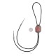 Flower .925 Sterling Silver Certified Authentic Handmade Navajo Native American Rhodochrosite Bolo Tie 34296 Flower .925 Sterling Silver Certified Authentic Handmade Navajo Native American Rhodochrosite Bolo Tie 34296