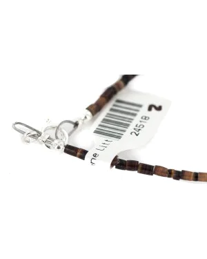 .925 Sterling Silver Certified Authentic Navajo Gaspeite Native American Necklace 24518-2 .925 Sterling Silver Certified Authentic Navajo Gaspeite Native American Necklace 24518-2