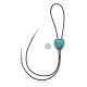 Heart .925 Sterling Silver Certified Authentic Handmade Navajo Native American Natural Turquoise Bolo Tie 34313 All Products NB180620190725 34313 (by LomaSiiva)