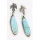 Certified Authentic Eagle Handmade Navajo .925 Sterling Silver Dangle Native American Earrings Natural Turquoise 27173 Certified Authentic Eagle Handmade Navajo .925 Sterling Silver Dangle Native American Earrings Natural Turquoise 27173