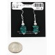 Certified Authentic Navajo .925 Sterling Silver Hooks Natural Turquoise Native American Earrings 18097-7 Certified Authentic Navajo .925 Sterling Silver Hooks Natural Turquoise Native American Earrings 18097-7