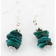 Certified Authentic Navajo .925 Sterling Silver Hooks Natural Turquoise Native American Earrings 18097-7 Certified Authentic Navajo .925 Sterling Silver Hooks Natural Turquoise Native American Earrings 18097-7