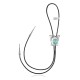 Butterfly .925 Sterling Silver Certified Authentic Handmade Navajo Native American Natural Turquoise Bolo Tie 34358