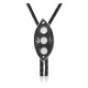Cactus .925 Sterling Silver Certified Authentic Handmade Navajo Native American Bolo Tie 34360